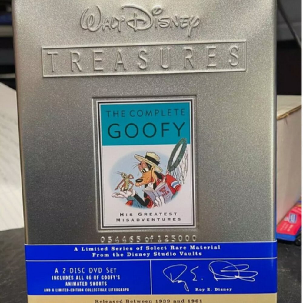 Walt Disney Treasures: The Complete Goofy (DVD, 2002, 2-Disc Set, Collectable